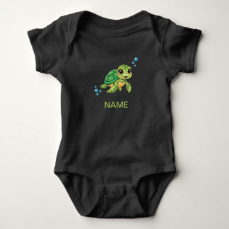 Cute Turtle Kids’ T-Shirt Baby Bodysuit