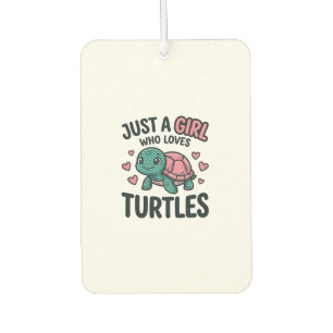 Cute Turtle Lover Girl Vintage Engraving Shirt Des Air Freshener