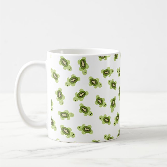 Cute turtle pattern  coffee mug (Left)