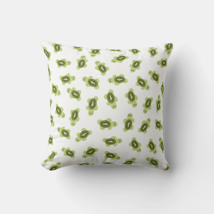 Cute turtle pattern throw pillow