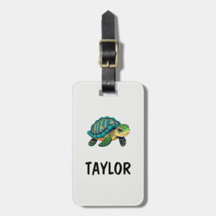 Cute Turtle Personalized Colourful Bag Backpack Luggage Tag
