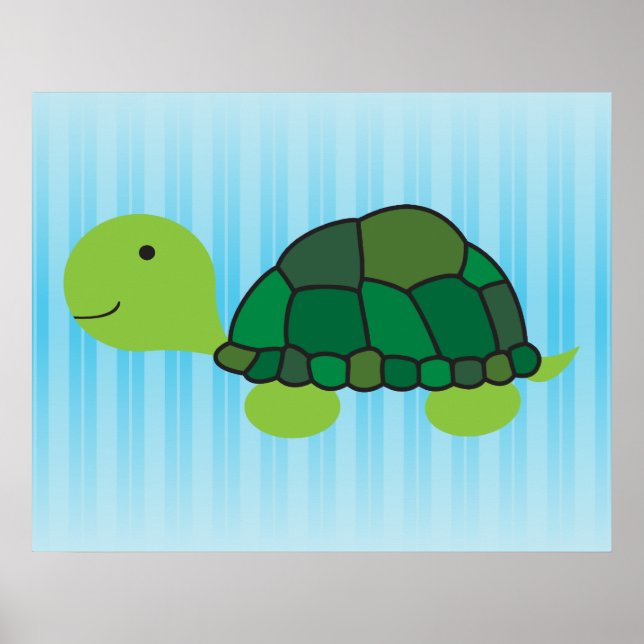 Cute Turtle Poster (Front)