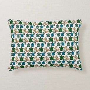 Cute Turtle Seamless Pattern   Ocean Animal Repeat Accent Pillow