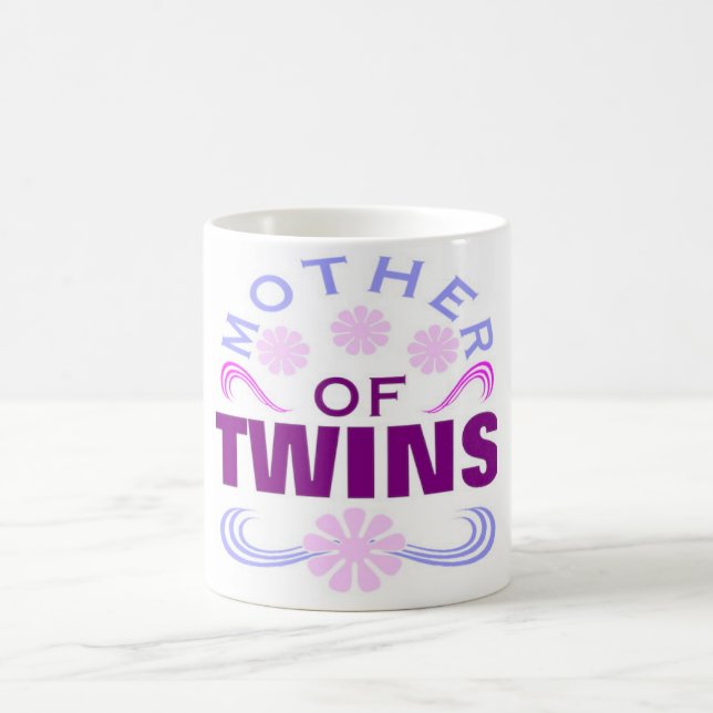 cute twins mom coffee mug (Center)