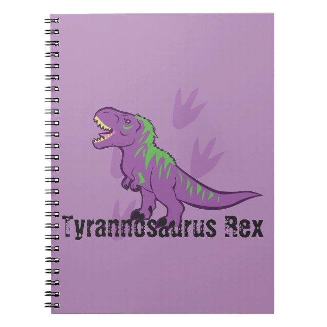 Cute Tyrannosaurus Rex Notebook (Front)