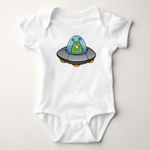 Cute UFO Baby Bodysuit