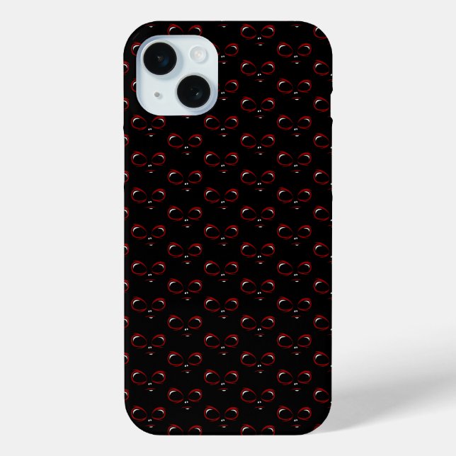 Cute ufo face monster  Case-Mate iPhone case (Back)