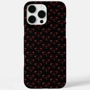 Cute ufo face monster iPhone 16 pro max case