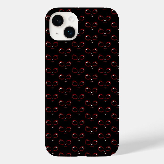 Cute ufo face monster  Case-Mate iPhone case (Back)