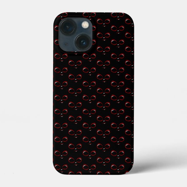 Cute ufo face monster  Case-Mate iPhone case (Back)