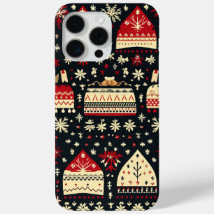 Cute Ugly Sweater Pattern Christmas iPhone 15 Pro Max Case