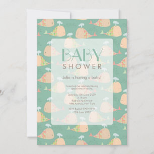 Cute Under the Sea Baby Shower Invite