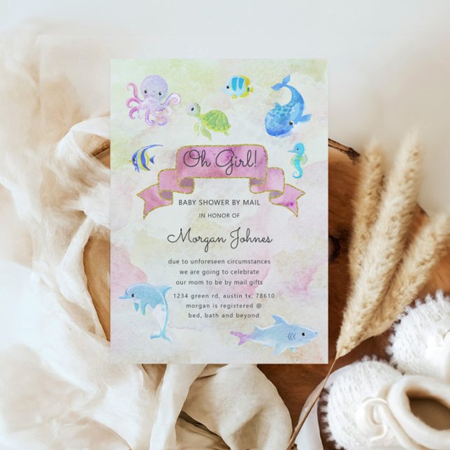 Cute Under the Sea Baby shower par Mail Invitation (Créateur téléchargé)