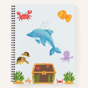 Cute Under the Sea Collection Notebook