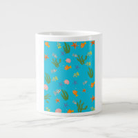 Cute Under the Sea Fish & Starfish Ocean Pattern M