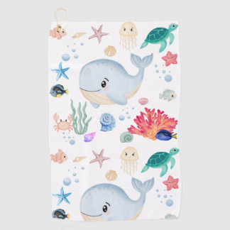 Cute Under the sea Golf Towel