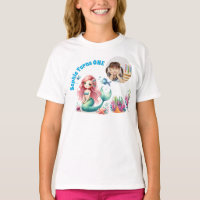 Cute Under the Sea Mermaid Photo Birthday Kids