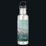 Cute Under the Sea Ocean Seal and Fish Kids School 710 Ml Water Bottle<br><div class="desc">This cute and modern kids steel water bottle features an ocean seal illustration. There is also space on the bottle to add you own customization: a name in whimsical typography. The perfect under the sea gift for any child or ocean enthusiast,  great for preschool or kindergarten.</div>