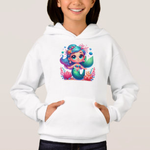 Cute underwater mermaid