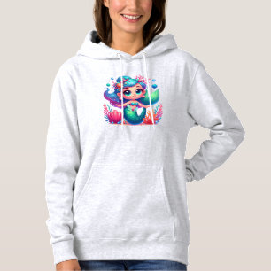 Cute underwater mermaid hoodie