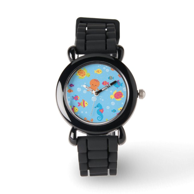 Cute Underwater Scene Watch (Front)