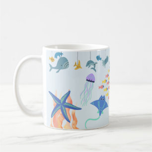 Cute Underwater World Coffee Mug