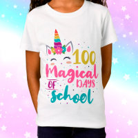 Cute Unicorn 100 Magical Days Of School