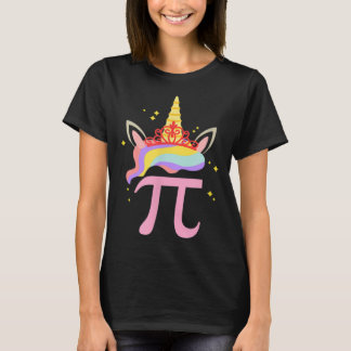 Cute Unicorn 3 14 Pi Number Symbol Math Teacher St T-Shirt