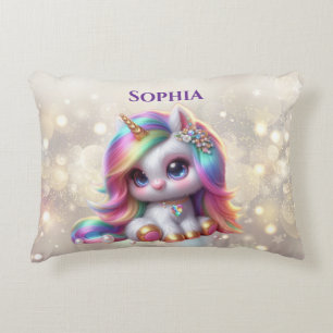 Cute Unicorn Accent Pillow