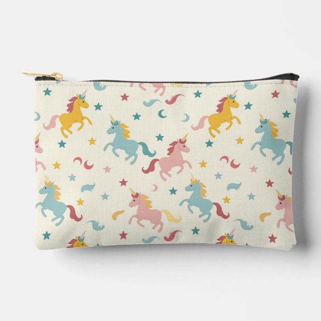 Cute Unicorn  Accessory Pouch (Front)