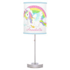 Cute Unicorn ajouter nom filles lampe