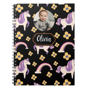 Cute Unicorn  Back to School Notebook