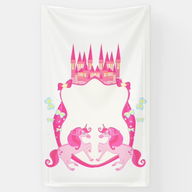 cute unicorn banner (Vertical)