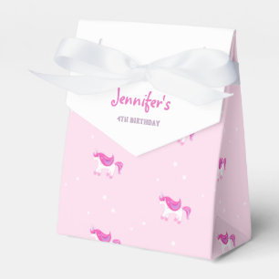 Cute Unicorn Birthday Girl Favour Box 🦄