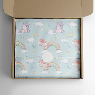 Cute Unicorn + Cakes Tissue Paper