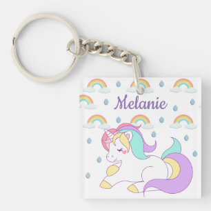 Cute Unicorn et Rainbows Personnalisé