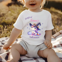 Cute Unicorn Girls Halloween with Name