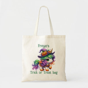 Cute Unicorn Halloween Trick ou Treat Sac fourre-t