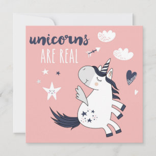 Cute Unicorn  Holiday Card