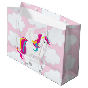 Cute Unicorn in the clouds party bag