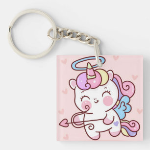 Cute Unicorn Keychain