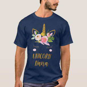 Cute Unicorn Nana Shirt Boho Grandma Unicorn