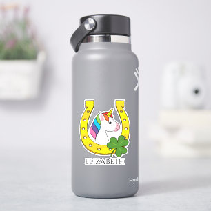 Cute Unicorn on St Patrick's Day Personalize
