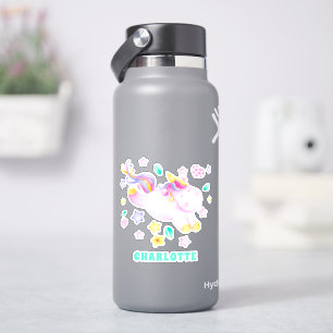 Cute Unicorn - Personalized Lavender Kids Classic
