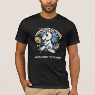 Cute Unicorn Pickleballer Pickleball Unicorn T-Shirt