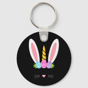 Cute Unicorn Rabbit Easter Day Girls Kids Keychain