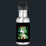 Cute Unicorn Shamrock St Patricks Day 532 Ml Water Bottle<br><div class="desc">Cute Unicorn Shamrock St Patricks Day</div>