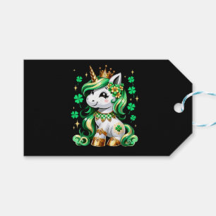 Cute Unicorn Shamrock St Patricks Day Gift Tags