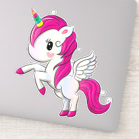 Cute Unicorn Stickers for wall, phone, laptop, cup