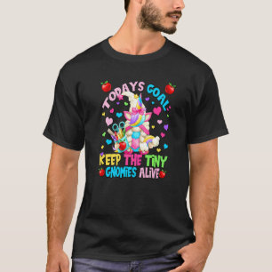 Cute Unicorn Teacher Gnome Mom Quote For Women Te T-Shirt